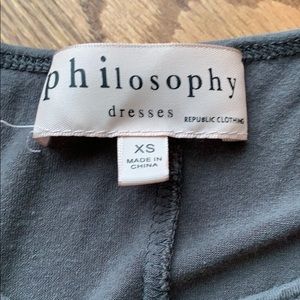 philosophy apparel elbow sleeve knit swing dress